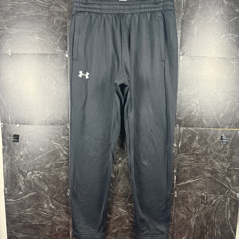 Under Armour Men's Grey Retro Tech Sweatpants Jogger Large -Flaw